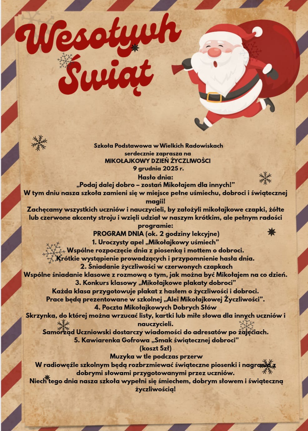 Mikołajkowy Dzień Życzliwości