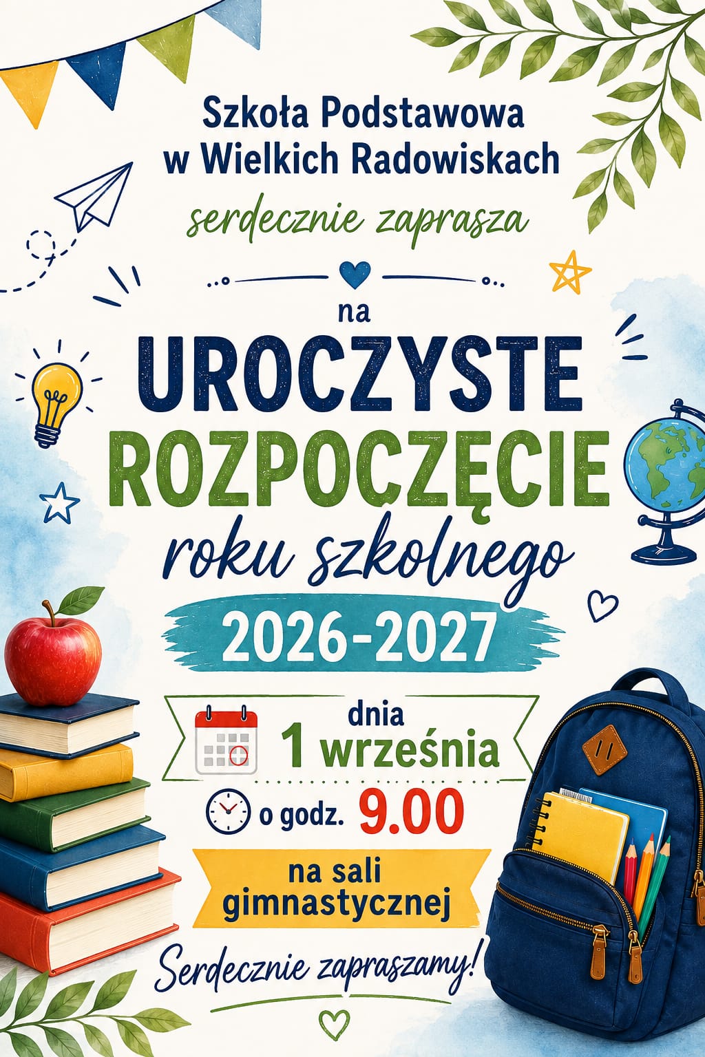 Rozpoczęcie roku szkolnego 2026/2027